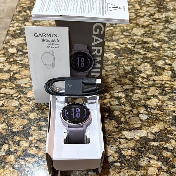 Garmin Vivoactive 5 Purple Smartwatch - Picture 2 of 5